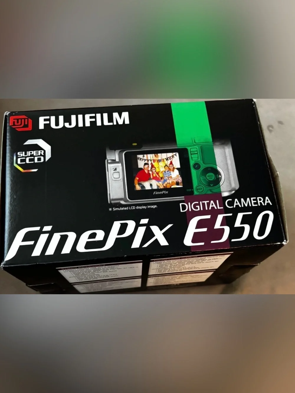 Fujifilm FinePix E550 6.3MP Digital Camera NEW Sealed xD Card Included